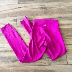 lululemon hot pink leggings